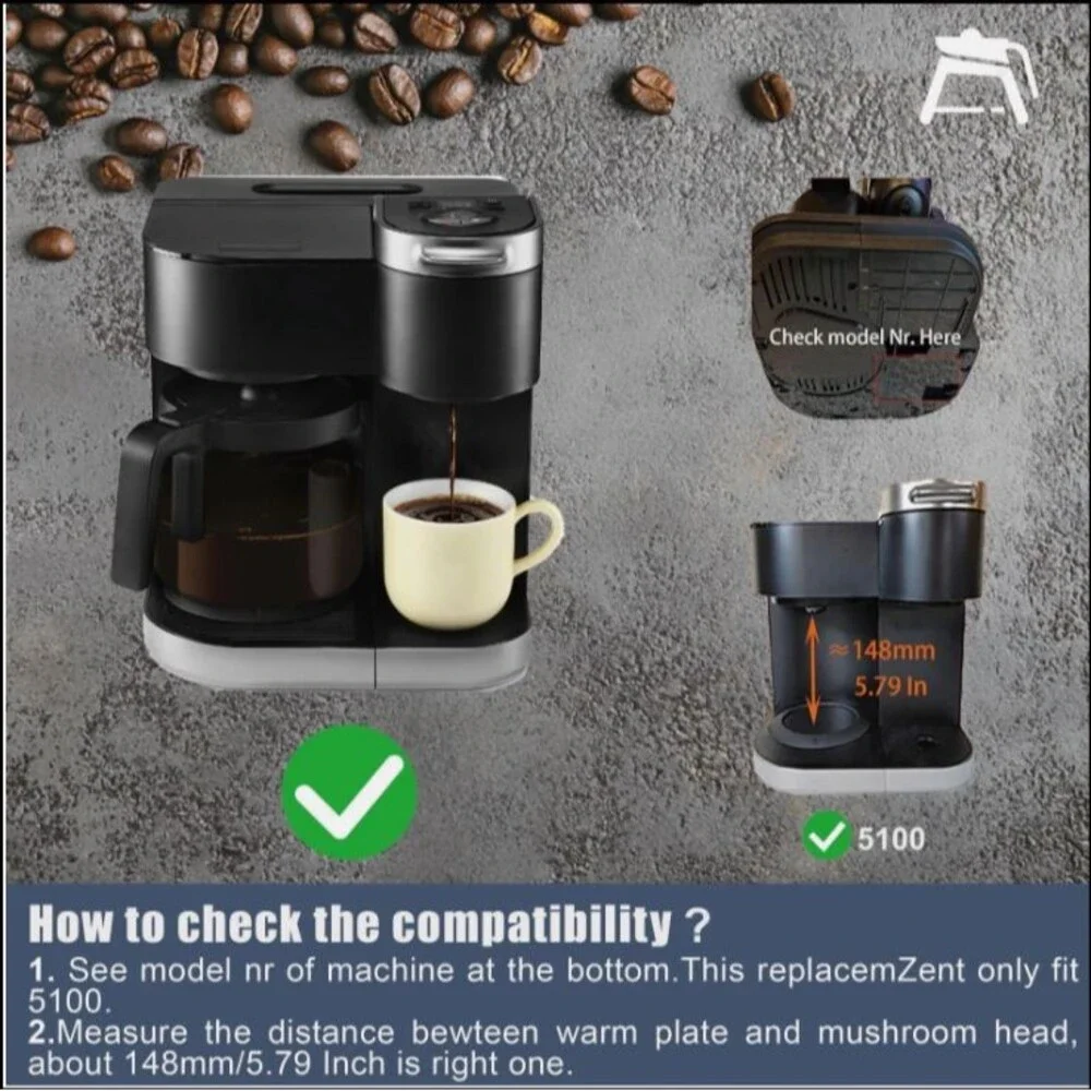 12 Cup Coffee Pot Replacement Only Compatible with Keurig K-DUO 5100 NIB